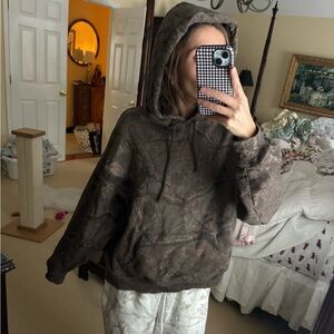 DAIRY BOY Brown Camouflage Hoodie